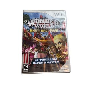 Nintendo Wii Wonder World Amusement Park Video Game
